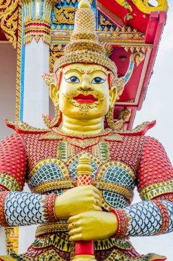 Tayland tarzı dev tapınakta, Tayland