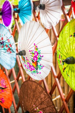 Güzel şemsiyelerin arka planı, Tayland