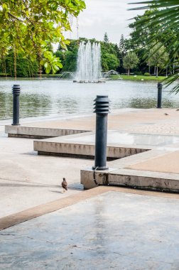 Tayland 'ın Chachoengsao eyaletinde halka açık bir park.