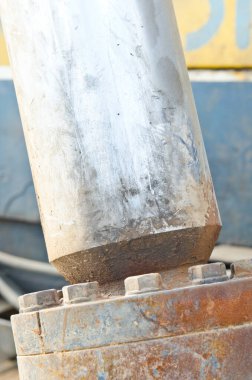 Tayland 'da ağır ekipmanların birleşimi.