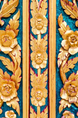 Tayland tarzı sanat tapınakta, Tayland.