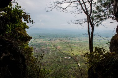 Tayland 'daki mağarası olan Pan şehrinin en iyi manzarası..