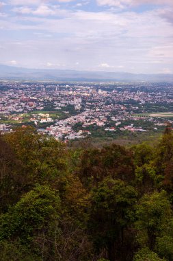 Tayland 'ın Chiangmai eyaletinin şehir manzarası.