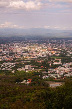 Tayland 'ın Chiangmai eyaletinin şehir manzarası.