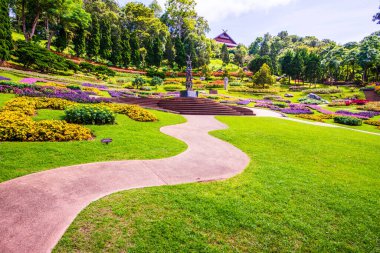 Mae Fah Luang Garden Peyzajı, Tayland.