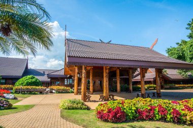 CHIANG RAI, THAILAND - 28 Ağustos 2016: Doi Tung Royal Villa, Chiang Rai, Tayland.