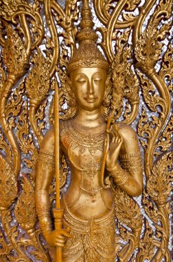 U-thaithani eyaletinde Tayland kalıp sanatı.