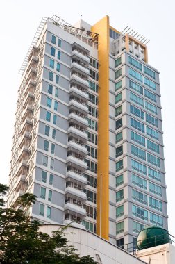 Bangkok, Tayland highrise modern Binası.