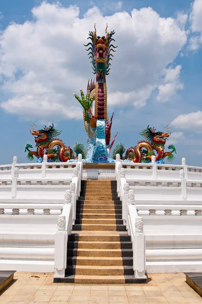 Dragon statue at Nakhonsawan province in Thailand.