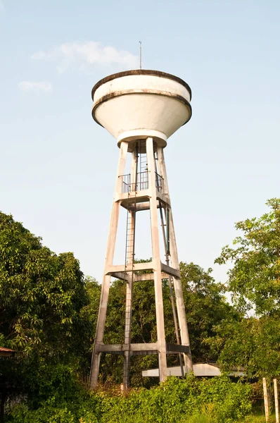 Water tower tank in temple, Thailand.