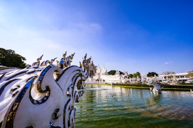 CHIANG RAI, THAILAND - November 9, 2020 : Wat Rong Khun or White Temple in Chiang Rai Province, Chiang Rai Province.