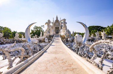 Wat Rong Khun or White Temple in Chiang Rai Province, Chiang Rai Province.