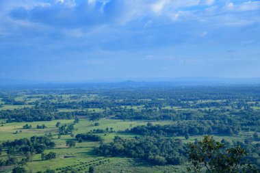 Natural View at Pha Hua Reua Cliff in Phayao Province, Thailand.