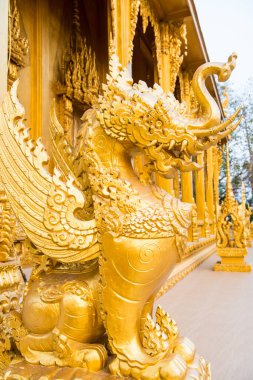 Tayland 'ın Chachoengsao bölgesinde Tayland tarzı kalıp sanatları