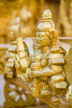 Tayland 'ın Chachoengsao bölgesinde Tayland tarzı kalıp sanatları