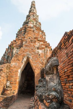 Tayland Chaiwathanaram Tapınağı manzarası