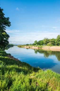 Ping nehrinin manzarası, Tayland