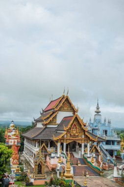 Tayland 'daki Huai Sai Khao Tapınağı' ndaki güzel kilise..