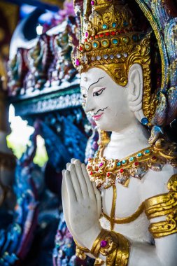 Tayland stili melek Rong Sua 'da. Tayland, 10 tapınağı..