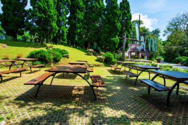 CHIANG RAI, THAILAND - 28 Ağustos 2016: Mae Fah Luang Garden, Tayland.