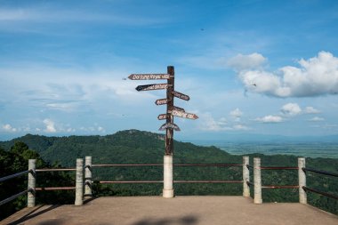 Doi Tung bakış açısı Chiang Rai eyaletinde, Tayland.