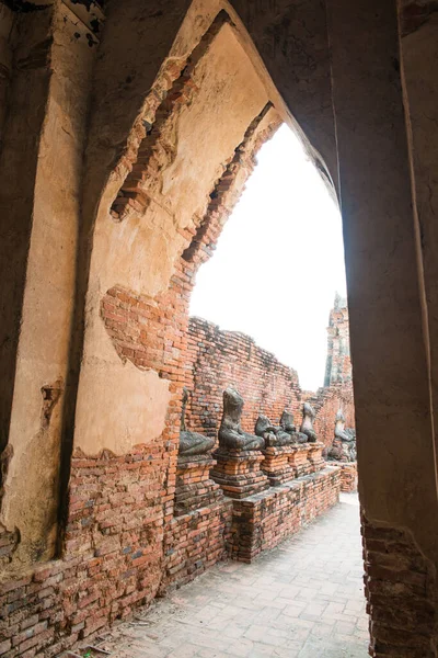 Tayland Chaiwathanaram Tapınağı manzarası