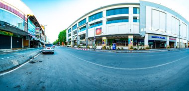 CHIANG MAI, THAILAND - April 27, 2020 : Chiang Mai town at Chang Khlan Road, Thailand.