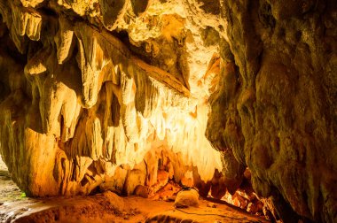 Landscape of Thamluang cave in Thamluang Khunnam Nangnon National Park, Chiang Rai province. clipart