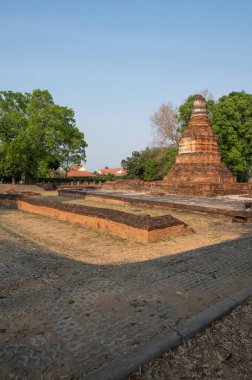 Panorama view of I-Kang temple or Wat I-Kang, Chiang Mai province.