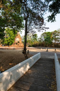 Panorama view of I-Kang temple or Wat I-Kang, Chiang Mai province.
