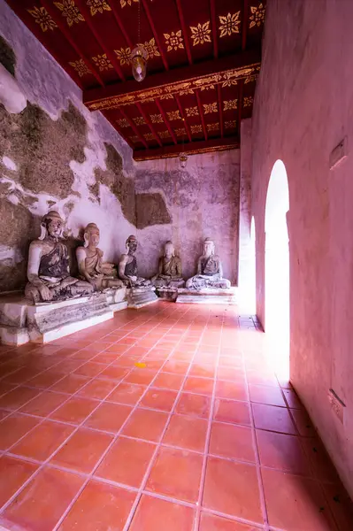 Ancient Buddha Statue of Wat Pha Lat, Chiang Mai Province.