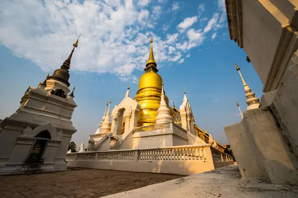 Wat Suan Dok or Buppharam Temple in Chiang Mai Province, Thailand.