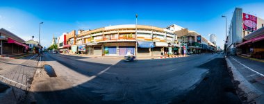 CHIANG MAI, THAILAND - April 27, 2020 : Chiang Mai town at Chang Khlan Road, Thailand.