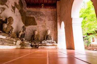 Ancient Buddha Statue of Wat Pha Lat, Chiang Mai Province.