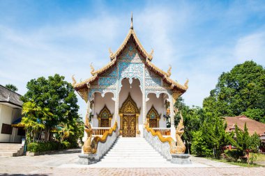 Tayland 'ın Chiangmai bölgesindeki Falang tapınağı..