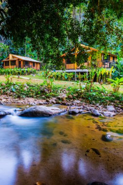 Tayland 'da küçük bir dere.