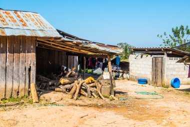 Tayland 'ın Khun Changkien Köyü manzarası.