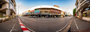 CHIANG MAI, THAILAND - April 27, 2020 : Chiang Mai town at Chang Khlan Road, Thailand.