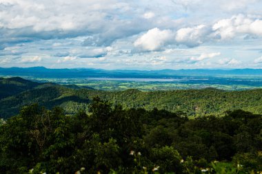 Phayao City, Tayland ile Kwan Phayao Gölü.