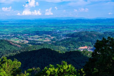KM 12 'den bakıldığında dağ manzarası, Chiang Rai vilayeti.