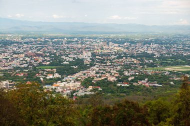 Tayland 'ın Chiangmai eyaletinin şehir manzarası.