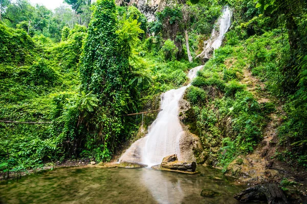 Tan Tong waterfall at Phayao province, Thailand