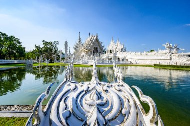 Wat Rong Khun or White Temple in Chiang Rai Province, Chiang Rai Province.