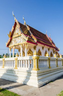 Tayland, Chongkae tapınağındaki güzel Tayland kilisesi.