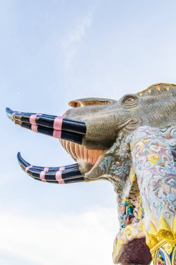 Baanrai tapınağındaki güzel Vihara, Tayland