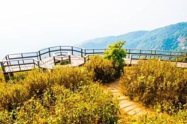 Kew Mae Pan görünümü Doi Inthanon Tabiat Parkı, Tayland