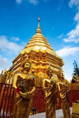 Chiangmai bölgesindeki Phrathat Doi Suthep tapınağı, Tayland.