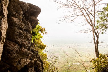 Tayland 'daki mağarası olan Pan şehrinin en iyi manzarası..