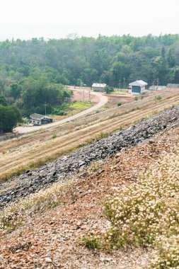 Mae Ngat Somboon Chon barajının manzara manzarası, Tayland
