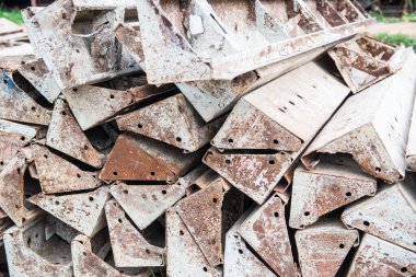 Tayland 'daki inşaat sahasında yol çalışması stoku